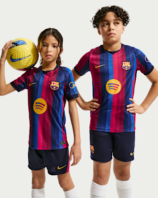 FC Barcelona 2026/27 Stadium Home Big Kids' Nike Dri-FIT Soccer